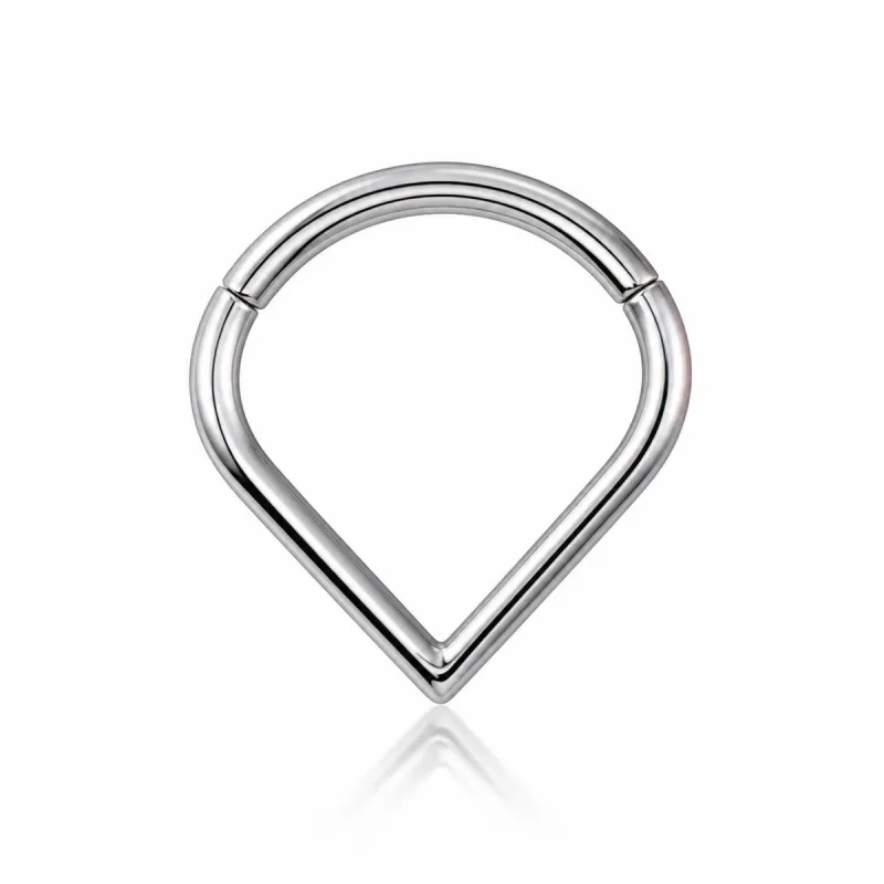 Titanyum Clicker Halka TC001 — silver