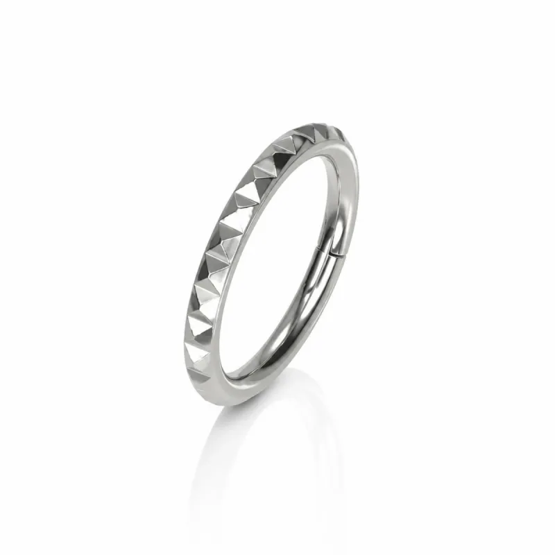 Titanyum Clicker Halka TC005 — silver