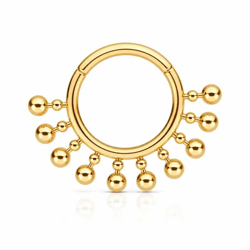 Titanyum Clicker Halka TC007 — gold