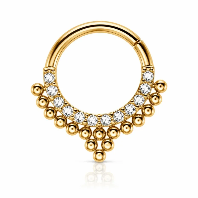Titanyum Clicker Halka TC008 — gold