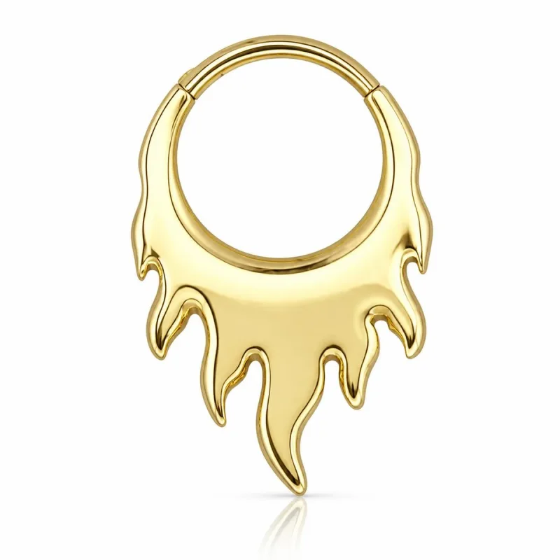 Titanyum Clicker Halka TC012 — gold