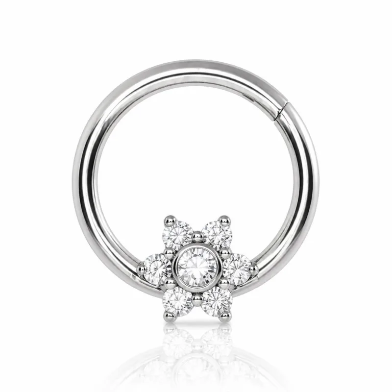Titanyum Clicker Halka TC013 — silver
