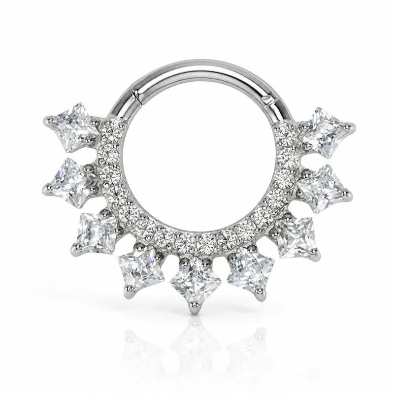 Titanyum Clicker Halka TC020 — silver