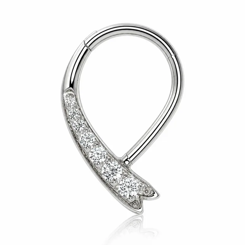 Titanyum Clicker Halka TC021 — silver