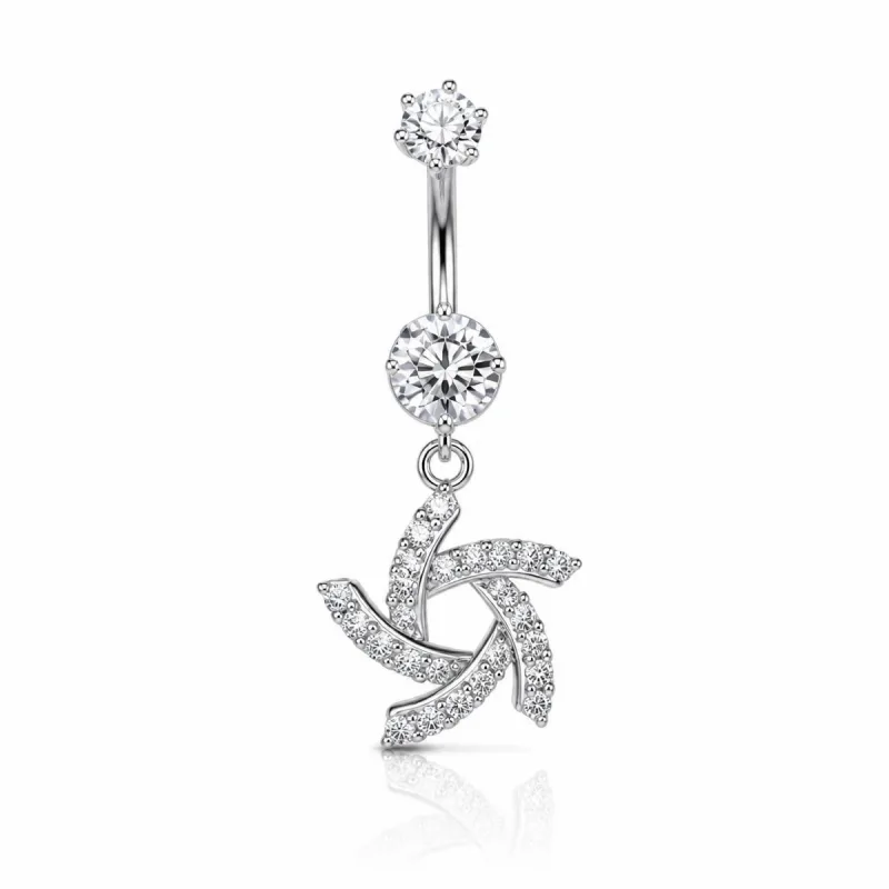 Titanyum Göbek Piercing TG001 — silver