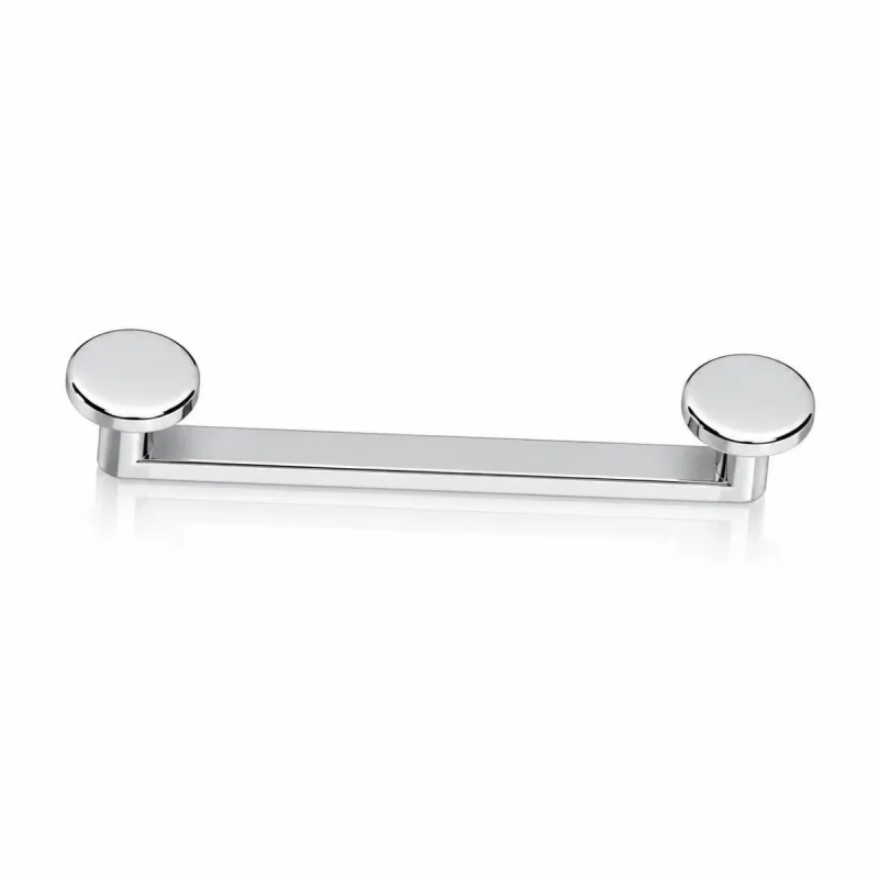 Titanium Flat-Disc Surface Barbell — silver